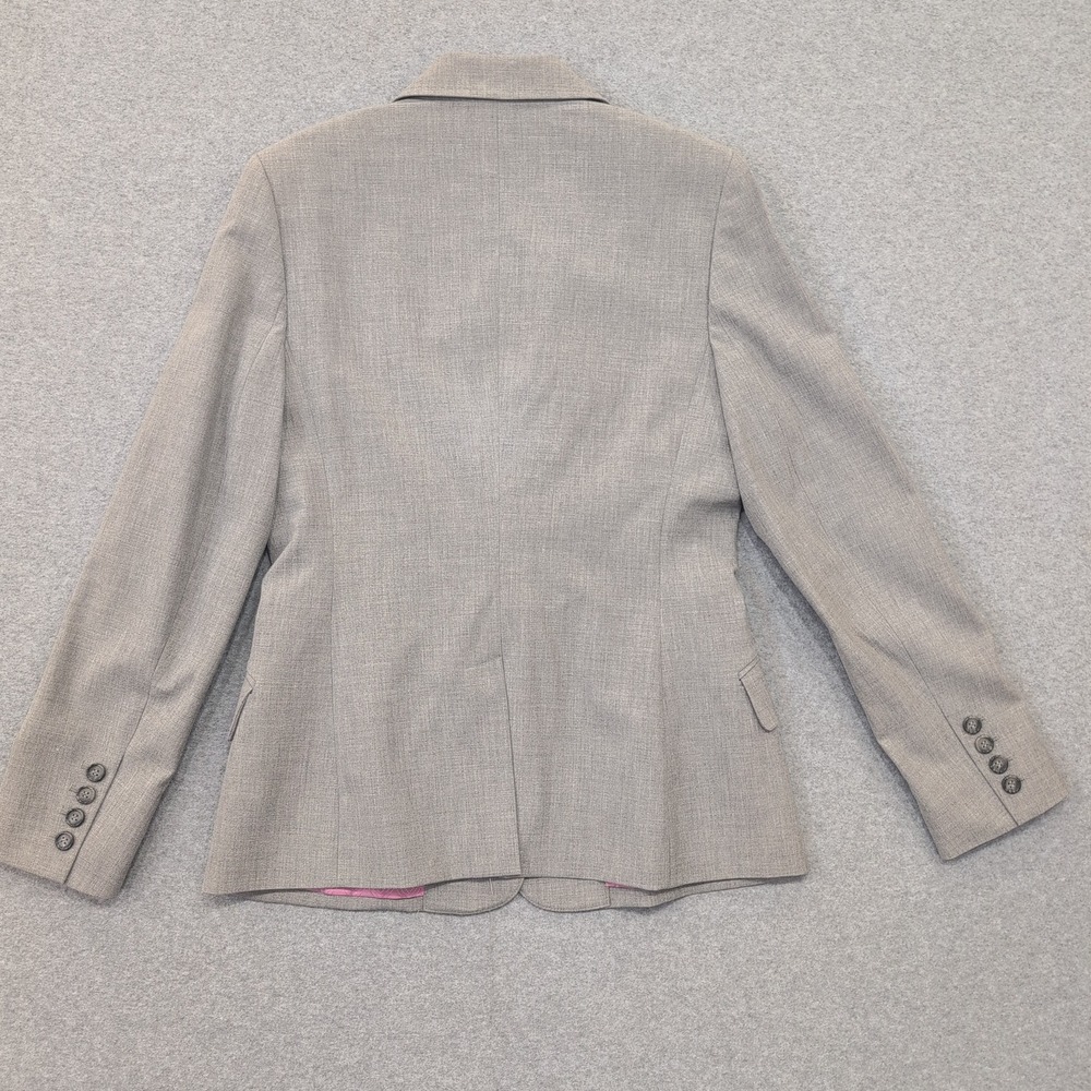 The Limited Womens Gray Classic One Button Blazer Suit Jacket Size 8 NWT - Picture 4 of 4